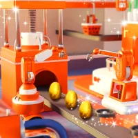 Potato Chips Food Factory Game